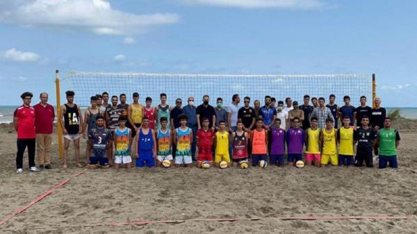 اردوی استعدادیابی تیم ملی والیبال ساحلی کشور در مازندران