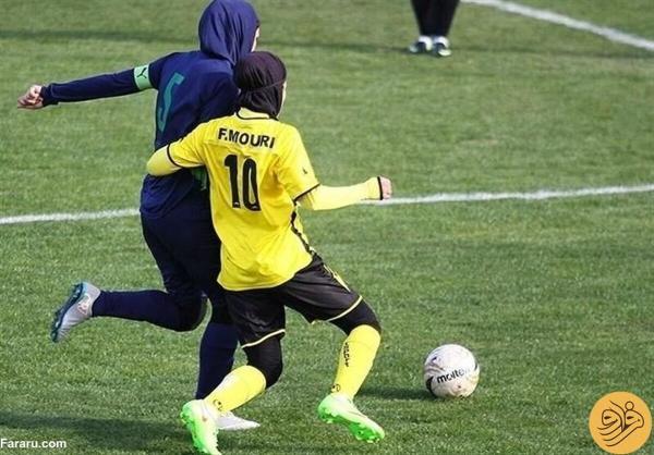 فزونی خاتون بم در مهمترین بازی هفته ششم فوتبال زنان